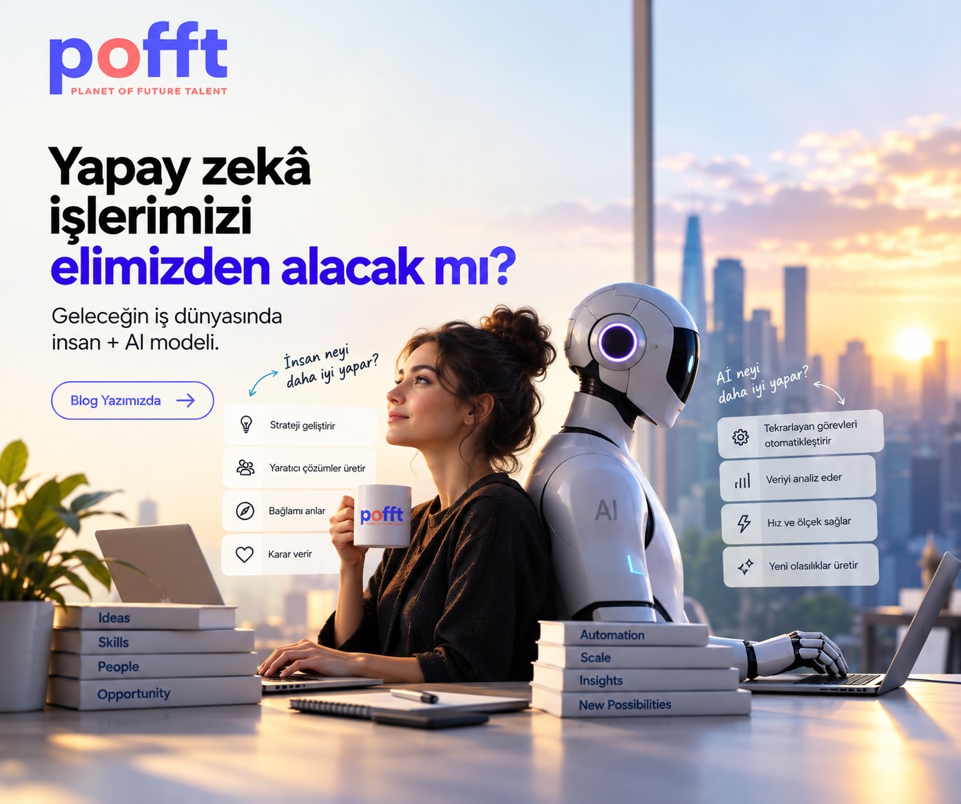 Yapay Zekâ İşlerimizi Elimizden Alacak mı? Geleceğin İş Dünyasında İnsan + AI Modeli